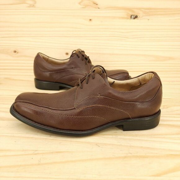 Johnston Murphy Mens Oxfords Sz 9 M Brown Leather Dress...